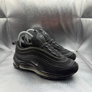 Size 5Y Nike Air Max 97 (GS) Black Anthracite Kids Athletic Shoes 921522-011